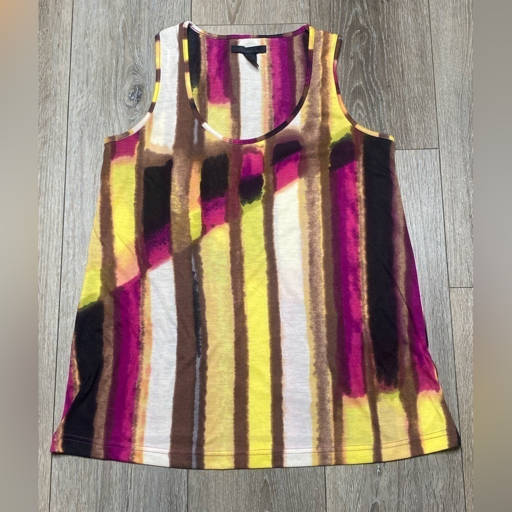 Kenneth Cole New York Womens Multicolor Blouse Size Small